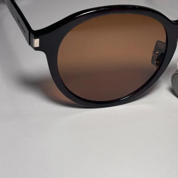 New Saint Laurent Classic SL 169/F 003SLIM Sunglasses Havana  display picture 1